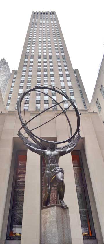 30 Rock New York Atlas Statue